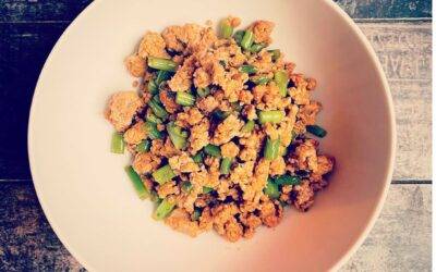 Ground pork &amp; green beans