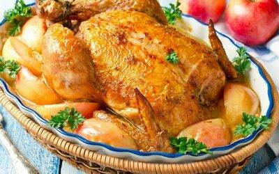 Pintade cannelle et pommes Granny