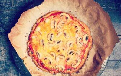 Pizza poulet et champignon