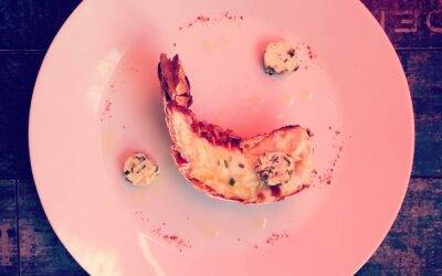 Queues de langouste au beurre citron-ciboulette