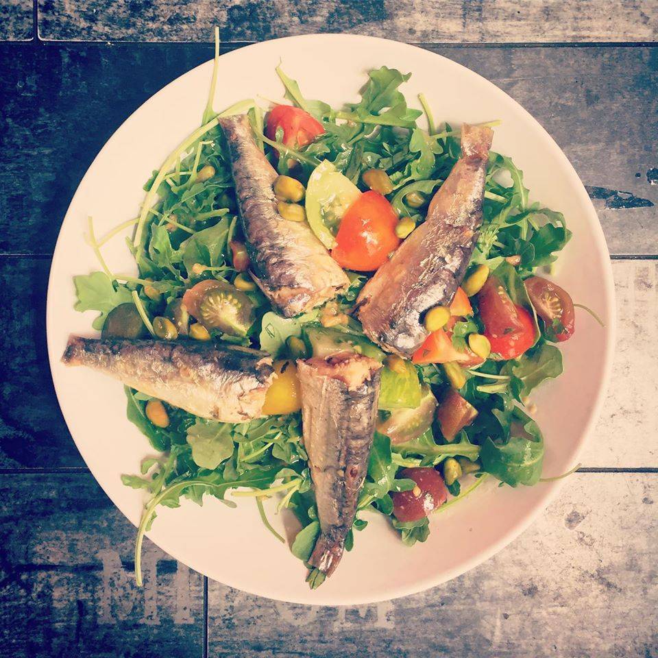 59.salade sardines et pistaches Be-harmony recette perte de poids salade de sardines