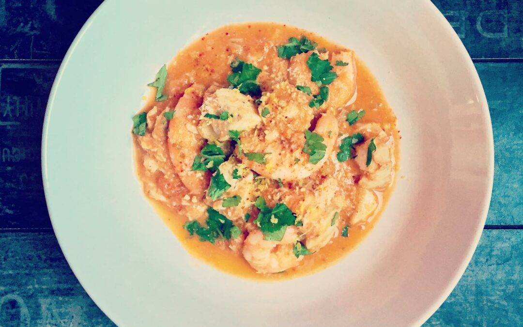 Vatapa Brésilien : Crevettes et Lieu Noir